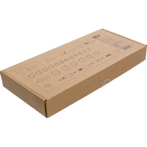 BGS 4052 Werkstattwageneinlage 1/3: Steckschlüssel-Satz | 10 mm (3/8") | 26-tlg.