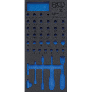 BGS 4054-1 Werkstattwageneinlage 1/3 | leer | für...