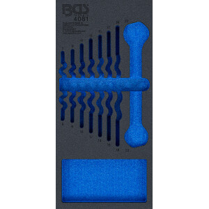 BGS 4081-1 Werkstattwageneinlage 1/3 | leer | für...