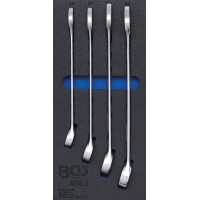BGS 4083 Werkstattwageneinlage 1/3: Maul-Ringschlüssel-Satz | SW 24 - 32 mm | 4-tlg.