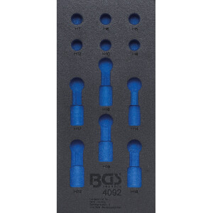 BGS 4092-1 Werkstattwageneinlage 1/3 | leer | für...
