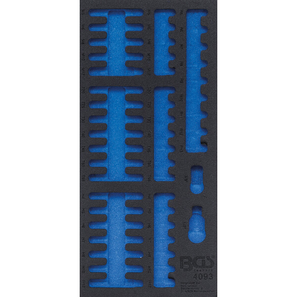 BGS 4093-1 Werkstattwageneinlage 1/3 | leer | für Art. 4093