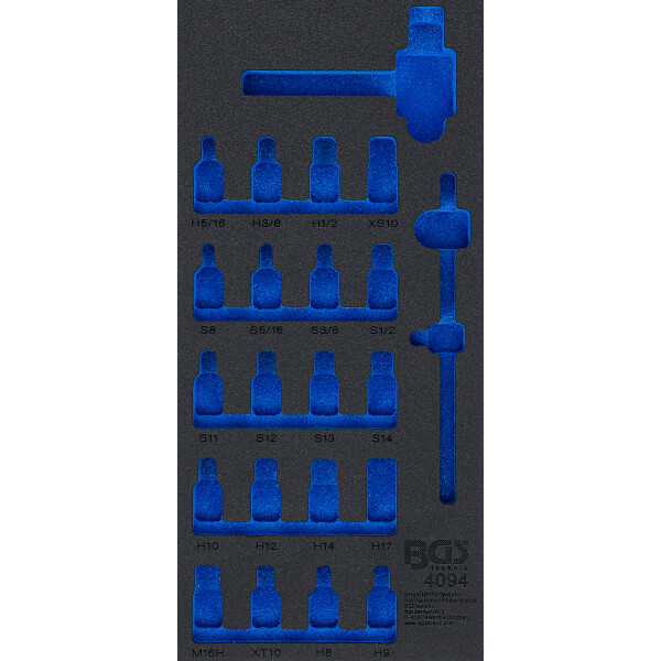 BGS 4094-1 Werkstattwageneinlage 1/3 | leer | für Art. 4094