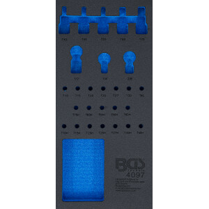 BGS 4097-1 Werkstattwageneinlage 1/3 | leer | für...