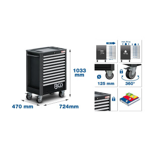 BGS 4103 Werkstattwagen | 11 Schubladen | leer