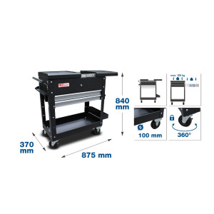BGS 4105 Werkstattwagen | 2 Schubladen |...
