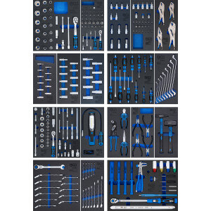 BGS 4114 Werkstattwagen Profi Exclusive | 8 Schubladen | mit 259 Werkzeugen