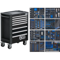 BGS 4114 Werkstattwagen Profi Exclusive | 8 Schubladen | mit 259 Werkzeugen