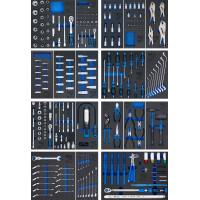 BGS 4114 Werkstattwagen Profi Exclusive | 8 Schubladen | mit 259 Werkzeugen