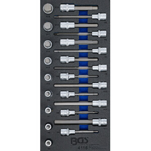 BGS 4116 Werkstattwageneinlage 1/3: Bit-Einsatz-Satz |...