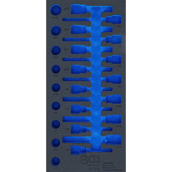 BGS 4116-1 Werkstattwageneinlage 1/3 | leer | für Art. 4116