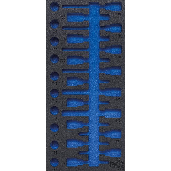 BGS 4119-1 Werkstattwageneinlage 1/3 | leer | für Art. 4119
