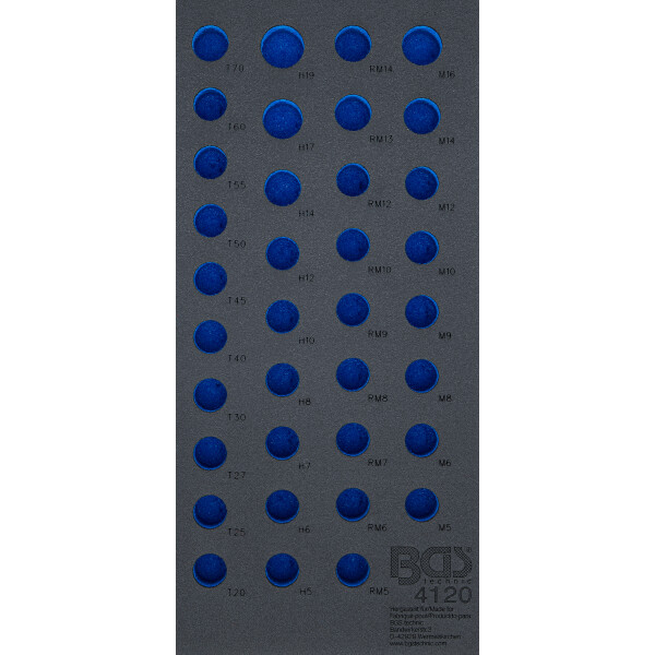 BGS 4120-1 Werkstattwageneinlage 1/3 | leer | für Art. 4120