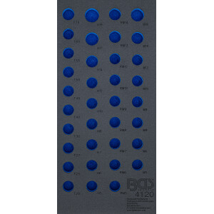 BGS 4120-1 Werkstattwageneinlage 1/3 | leer | für...