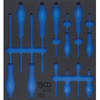 BGS 4122-1 Werkstattwageneinlage 2/3 | leer | für Art. 4122