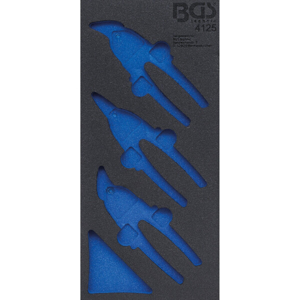 BGS 4125-1 Werkstattwageneinlage 1/3 | leer | für Art. 4125