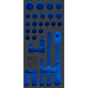 BGS 4126-1 Werkstattwageneinlage 1/3 | leer | für...