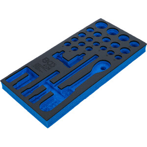 BGS 4126-1 Werkstattwageneinlage 1/3 | leer | für...
