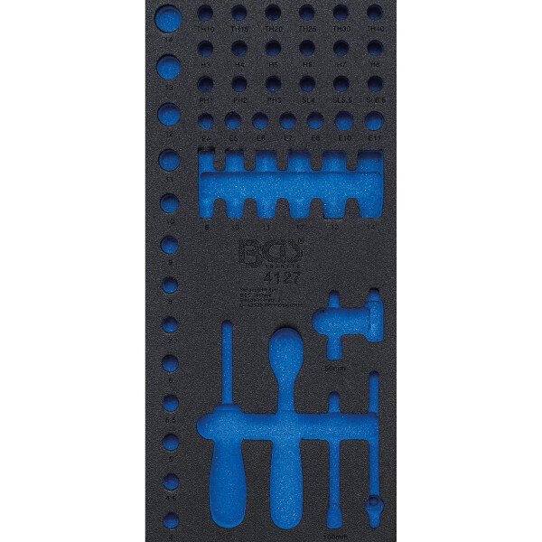 BGS 4127-1 Werkstattwageneinlage 1/3 | leer | für Art. 4127