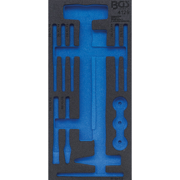 BGS 4129-1 Werkstattwageneinlage 1/3 | leer | für Art. 4129