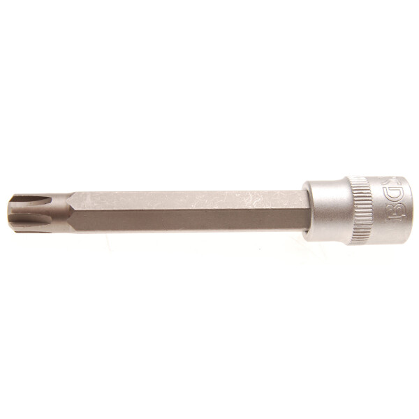 BGS 4143 Bit-Einsatz | Länge 100 mm | Antrieb Innenvierkant 10 mm (3/8") | Keil-Profil (für RIBE) M8