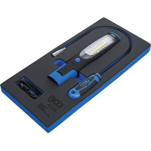 BGS 4146 Werkstattwageneinlage 1/3: Handlampe und...
