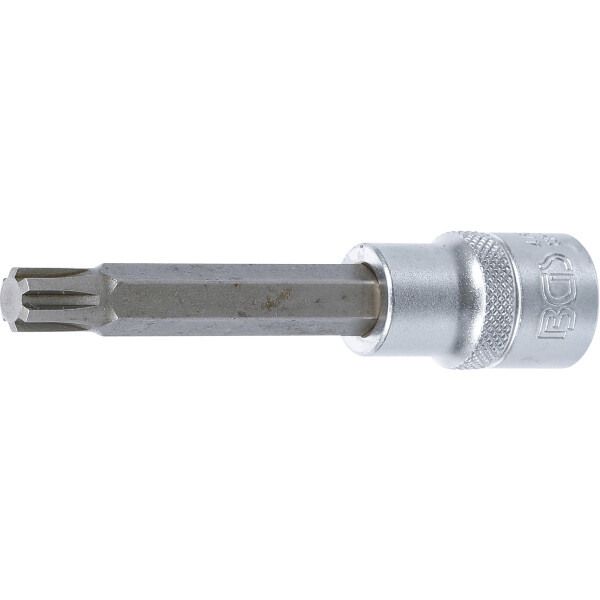 BGS 4165 Bit-Einsatz | Länge 100 mm | Antrieb Innenvierkant 12,5 mm (1/2") | Keil-Profil (für RIBE) M10