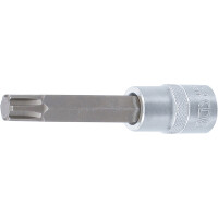 BGS 4166 Bit-Einsatz | Länge 100 mm | Antrieb Innenvierkant 12,5 mm (1/2") | Keil-Profil (für RIBE) M12