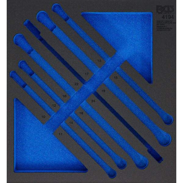 BGS 4194-1 Werkstattwageneinlage 2/3 | leer | für Art. 4194