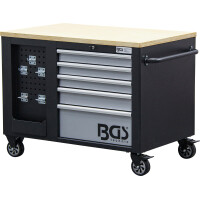 BGS 4199 Werkstattwagen | 2 x 5 Schubladen | 1 Schrank | leer