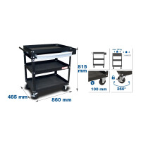 BGS 4200 Werkstattwagen | 1 Schublade, offen