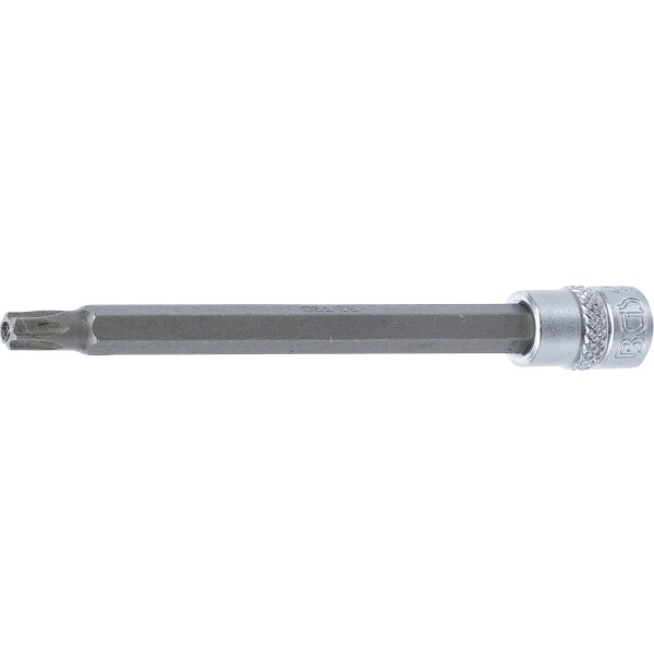 BGS 4203 Bit-Einsatz | Länge 100 mm | Antrieb Innenvierkant 6,3 mm (1/4") | T-Profil (für Torx) mit Bohrung T30