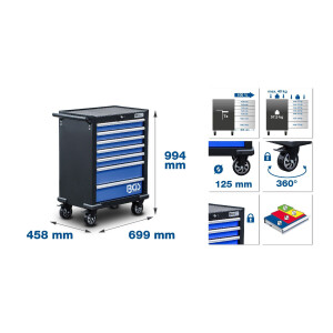 BGS 4204 Werkstattwagen | 7 Schubladen | leer