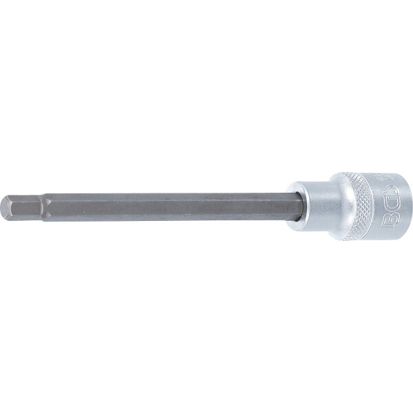 BGS 4217 Bit-Einsatz | Länge 140 mm | Antrieb Innenvierkant 12,5 mm (1/2") | Innensechskant 7 mm