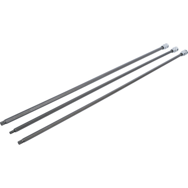 BGS 4224 Bit-Einsatz-Satz | Länge 800 mm | Antrieb Innenvierkant 12,5 mm (1/2") | Innenvielzahn (für XZN) | für VAG | 3-tlg.