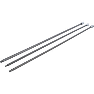 BGS 4224 Bit-Einsatz-Satz | Länge 800 mm | Antrieb Innenvierkant 12,5 mm (1/2") | Innenvielzahn (für XZN) | für VAG | 3-tlg.