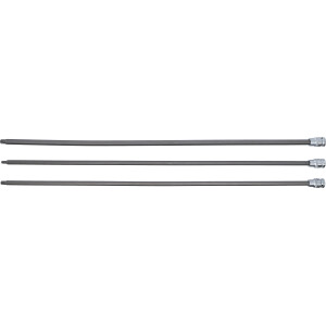 BGS 4224 Bit-Einsatz-Satz | Länge 800 mm | Antrieb Innenvierkant 12,5 mm (1/2") | Innenvielzahn (für XZN) | für VAG | 3-tlg.