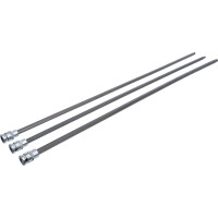 BGS 4224 Bit-Einsatz-Satz | Länge 800 mm | Antrieb Innenvierkant 12,5 mm (1/2") | Innenvielzahn (für XZN) | für VAG | 3-tlg.