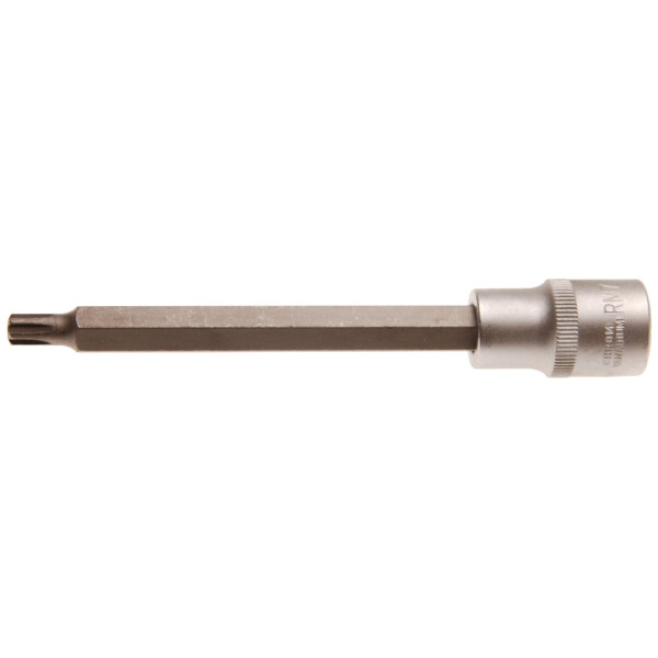 BGS 4234 Bit-Einsatz | Länge 140 mm | Antrieb Innenvierkant 12,5 mm (1/2") | Keil-Profil (für RIBE) M7