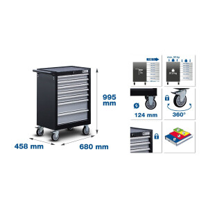 BGS 4235 Werkstattwagen | 7 Schubladen | leer