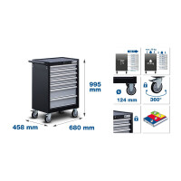BGS 4235 Werkstattwagen | 7 Schubladen | leer