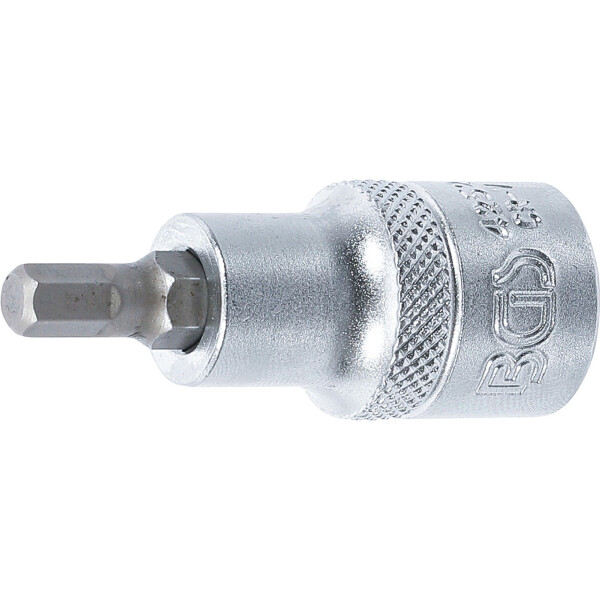 BGS 4252 Bit-Einsatz | Antrieb Innenvierkant 12,5 mm (1/2") | Innensechskant 6 mm