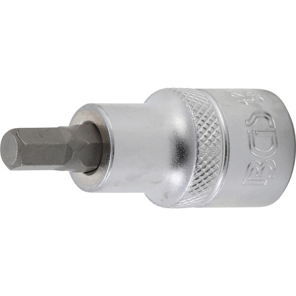 BGS 4253 Bit-Einsatz | Antrieb Innenvierkant 12,5 mm (1/2") | Innensechskant 7 mm