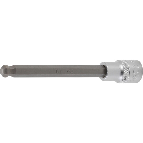 BGS 4258-10 Bit-Einsatz | Länge 140 mm | Antrieb Innenvierkant 12,5 mm (1/2") | Innensechskant mit Kugelkopf 10 mm
