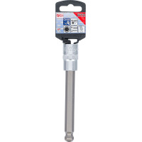 BGS 4258-12 Bit-Einsatz | Länge 140 mm | Antrieb Innenvierkant 12,5 mm (1/2") | Innensechskant mit Kugelkopf 12 mm