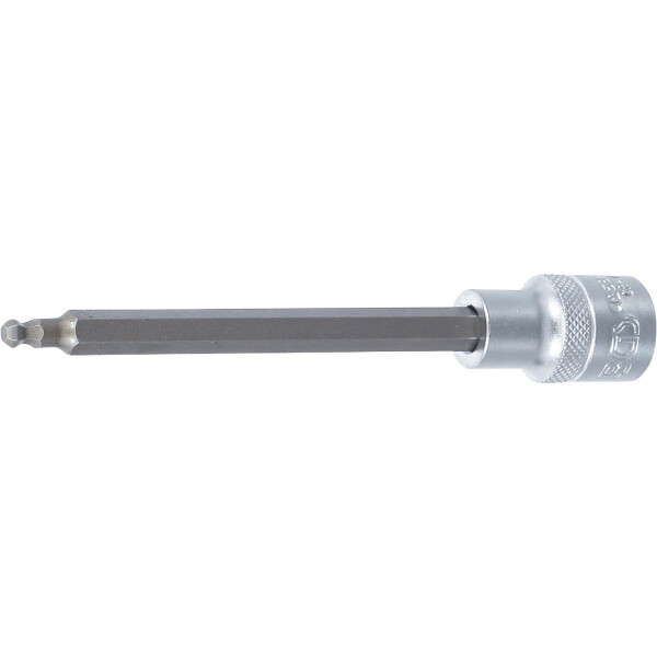 BGS 4258-5 Bit-Einsatz | Länge 140 mm | Antrieb Innenvierkant 12,5 mm (1/2") | Innensechskant mit Kugelkopf 5 mm