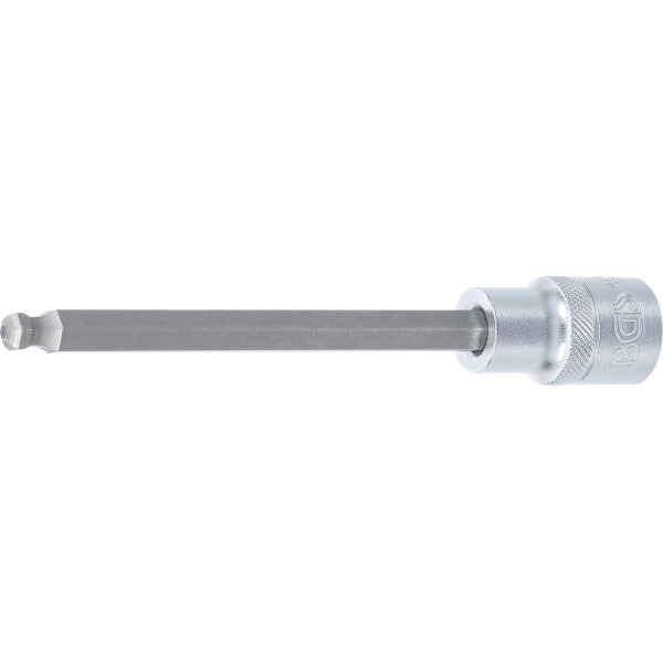BGS 4258-7 Bit-Einsatz | Länge 140 mm | Antrieb Innenvierkant 12,5 mm (1/2") | Innensechskant mit Kugelkopf 7 mm