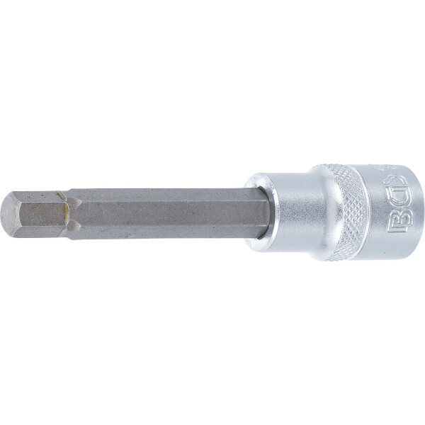BGS 4268 Bit-Einsatz | Länge 100 mm | Antrieb Innenvierkant 12,5 mm (1/2") | Innensechskant 9 mm