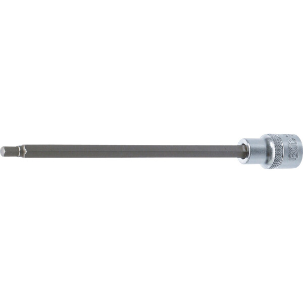 BGS 4276 Bit-Einsatz | Länge 200 mm | Antrieb Innenvierkant 12,5 mm (1/2") | Innensechskant 6 mm