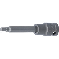BGS 4286 Kraft-Bit-Einsatz | Länge 100 mm | Antrieb Innenvierkant 12,5 mm (1/2") | Innensechskant 6 mm
